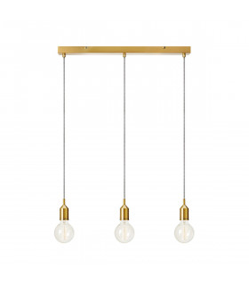 Bronx Metal Bronze Pendelleuchte 3-flammig 160cm