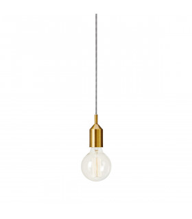 Sospensione design Bronx Metallo Bronzo 1 lampadina 10cm