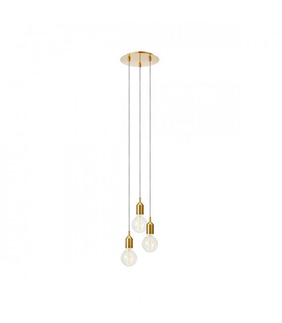 Bronx Metal Bronze Pendelleuchte 3-flammig 152cm