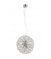 Suspension Bolid Métal Chrome 9 ampoules 50cm