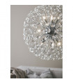 Bolid Metal Chrome pendant lamp 9 bulbs 50cm