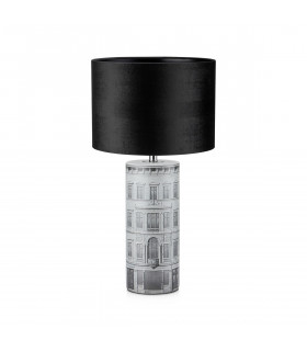 Sobremesa Ichi Cerámica Gris 1 bombilla 64cm