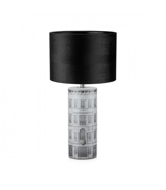 Tischlampe Ichi Keramik Grau 1 Glühbirne 64cm