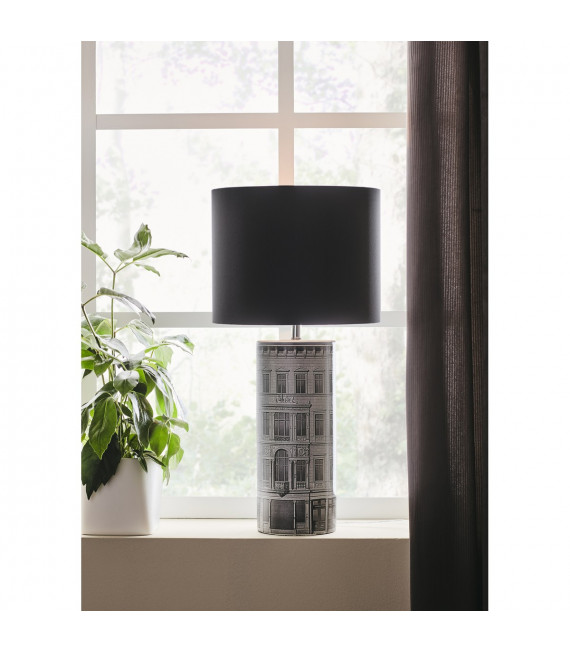 Sobremesa Ichi Cerámica Gris 1 bombilla 64cm