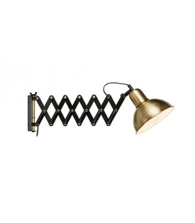Wall light Riggs Black Metal 1 bulb 21cm