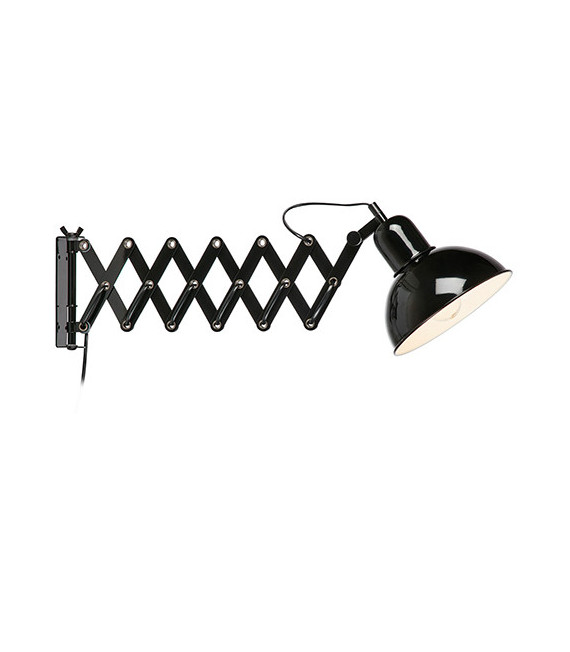 Wall light Riggs Black Metal 1 bulb 21cm