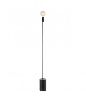 Lámpara de pie Capital Black Metal 1 bombilla 135cm