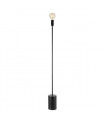 Floor lamp Capital Black Metal 1 bulb 135cm