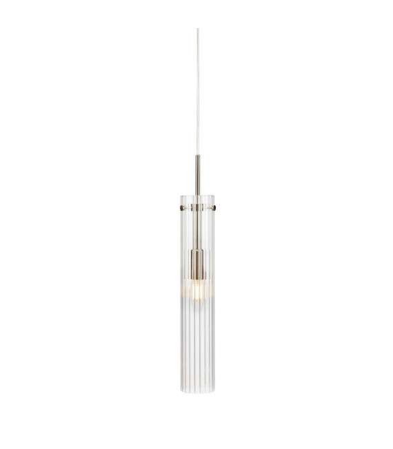 Sospensione di design Tubo Metallo Acciaio 1 lampadina 48,5cm