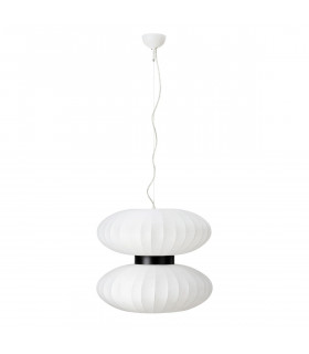 Ceiling lamp Daburu Black Metal 2 bulbs 47cm