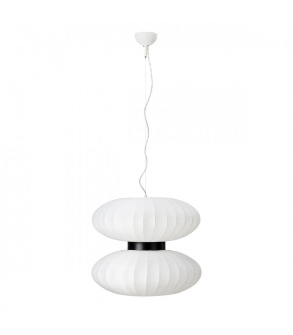 Lampada da soffitto Daburu Black Metal 2 lampadine 47cm