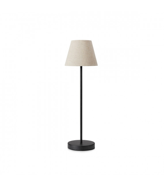 Table lamp Cozy Black Metal 1 bulb 62.5cm