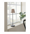 Table lamp Cozy Black Metal 1 bulb 62.5cm