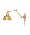 Applique murale Grimstad Métal Laiton 1 ampoule 18cm