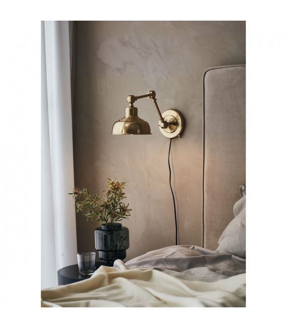 Wall light Grimstad Metal Brass 1 bulb 18cm