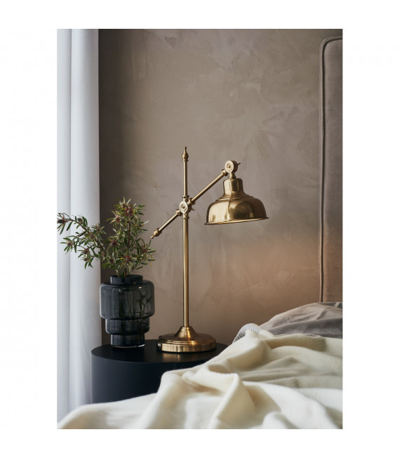 Lampada da tavolo Grimstad Metal Brass 1 lampadina 56,5 cm