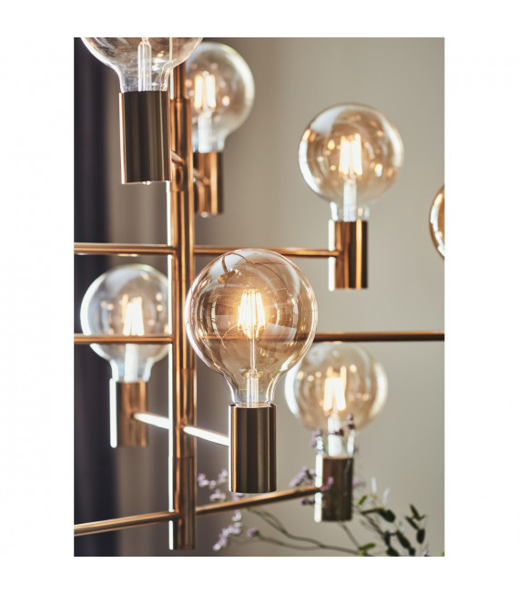 Paris Brass Metal Pendant 10 bulbs 186cm