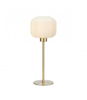 Globe table lamp Sober Metal Brass 1 bulb 38cm
