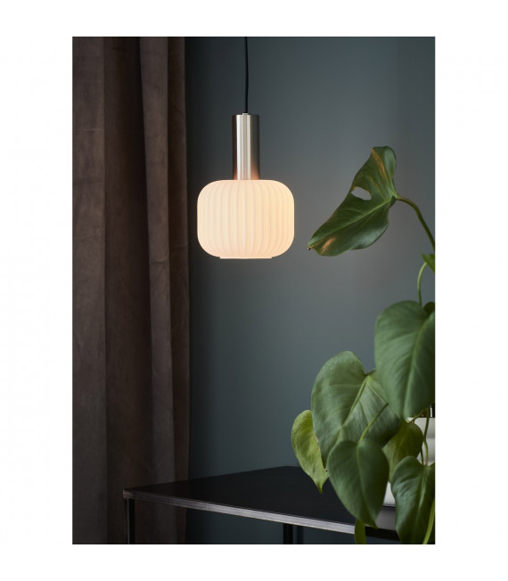 Sober Metal Steel Pendant 1 bulb 23cm