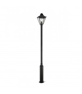 Garden Aluminium Schwarz 1-flammig 225cm Gartenpfostenleuchte