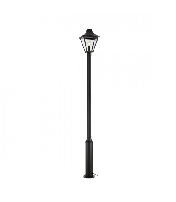 Garden Aluminium Schwarz 1-flammig 225cm Gartenpfostenleuchte