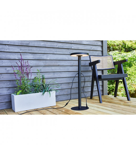 Garden Stake Black Aluminum 1 bulb 96cm