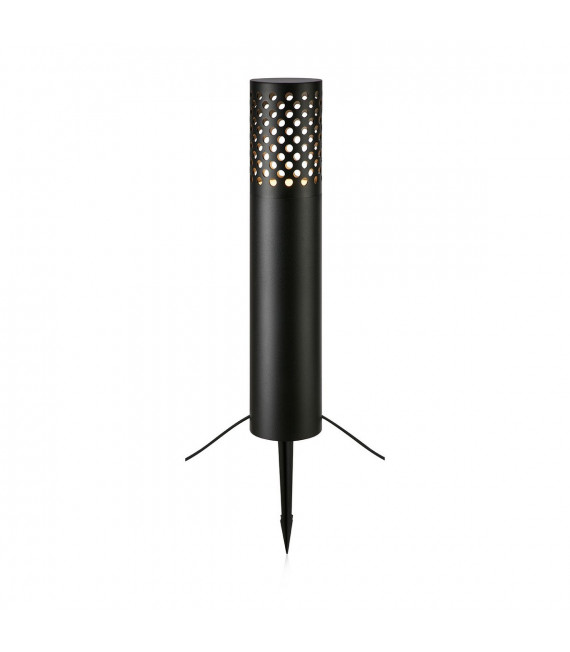 Garden Stake Black Aluminum 1 bulb 96cm