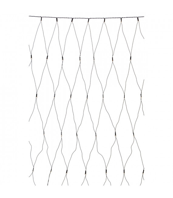 Plafoniera da giardino in PVC nero 160 lampadine 2cm