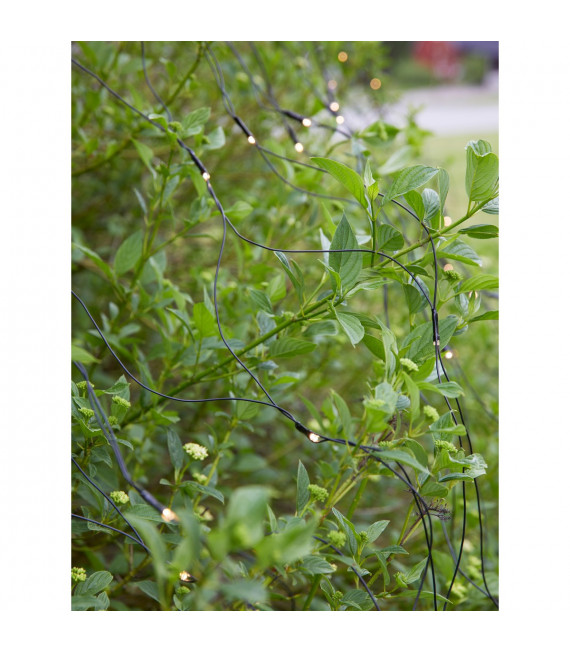 Plafonnier de jardin Garden PVC Noir 160 ampoules 2cm