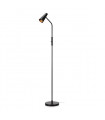Crest Black Metal desk lamp 1 bulb 145cm