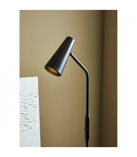Lámpara de escritorio Crest Metal Negro 1 bombilla 145cm