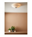 Ceiling light Rose Black Metal 3 bulbs 13cm