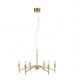 Monarch Gold Metal Pendant 6 bulbs 43cm