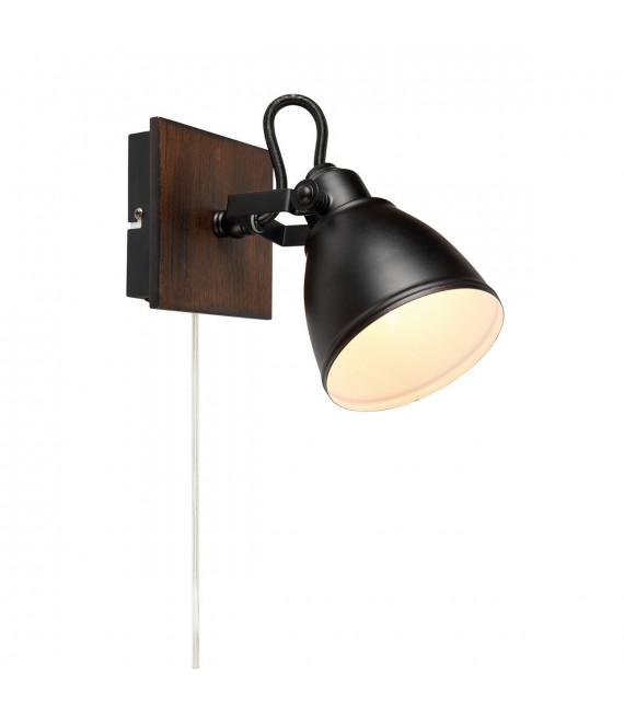 Spot Native Wood Brown 1 bulb 18.5cm