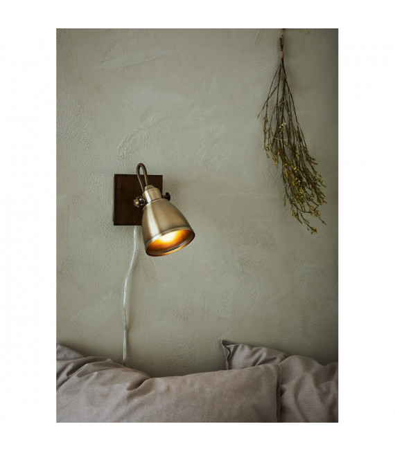 Spot Native Wood Brown 1 lampadina 18,5 cm