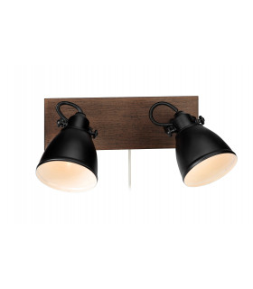Spot Native Wood Brown 2 Birnen 18,5cm