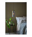 Suspension design Glory Métal Noir 1 ampoule 35cm