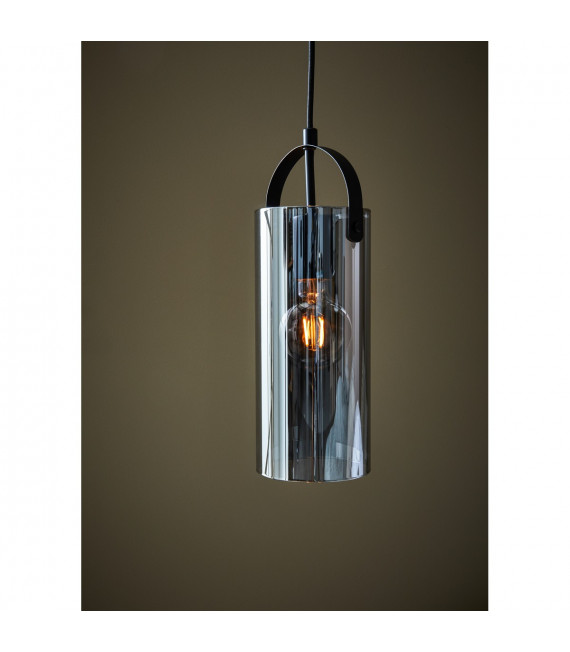 Design Pendelleuchte Glory Black Metal 1 Birne 35cm