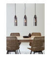 Glory Black Metal pendant lamp 3 bulbs 35cm