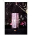 Table lamp Agra Purple Metal 1 bulb 33.5cm
