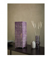 Table lamp Agra Purple Metal 1 bulb 33.5cm