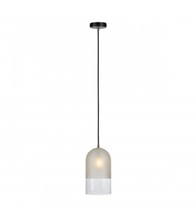 Design suspension Cope Black Metal 1 bulb 27cm