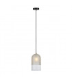 Suspension design Cope Métal Noir 1 ampoule 27cm