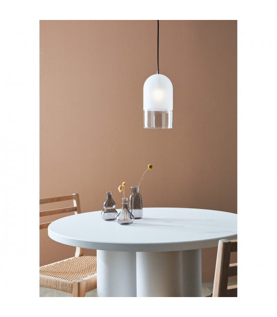 Design suspension Cope Black Metal 1 bulb 27cm