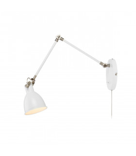 Applique murale House Métal blanc 1 ampoule 18cm