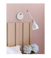 House wall light White metal 1 bulb 18cm