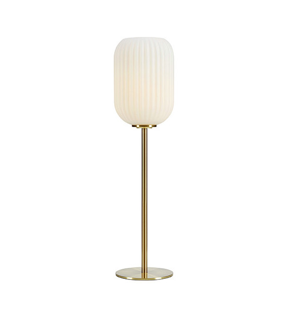 Lampe de table globe Cava Métal Laiton brossé 1 ampoule 55,5cm