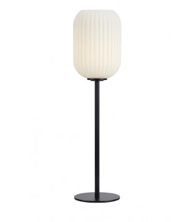 Lampada da tavolo Globe Cava Metal Black 1 lampadina 55cm