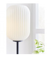 Globe table lamp Cava Metal Black 1 bulb 55cm