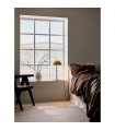 Dome table lamp Black Metal 2 bulbs 54.5cm